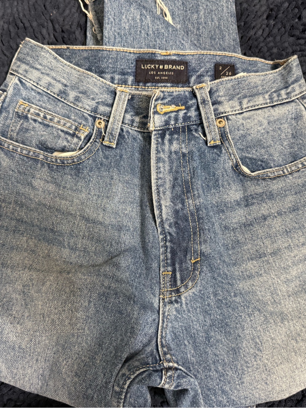 Lucky Brand High-Rise Light Wash Denim Jeans